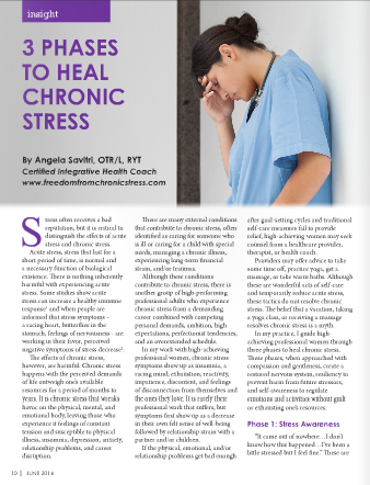 3 Phases To Heal Chronic Stress | Angela Savitri